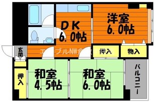 カレント中庄の物件間取画像